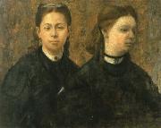 Edgar Degas Elena and Camila Montejasi-Cicerale USA oil painting artist